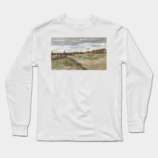 Bleaching Ground at Scheveningen by Vincent van Gogh Long Sleeve T-Shirt